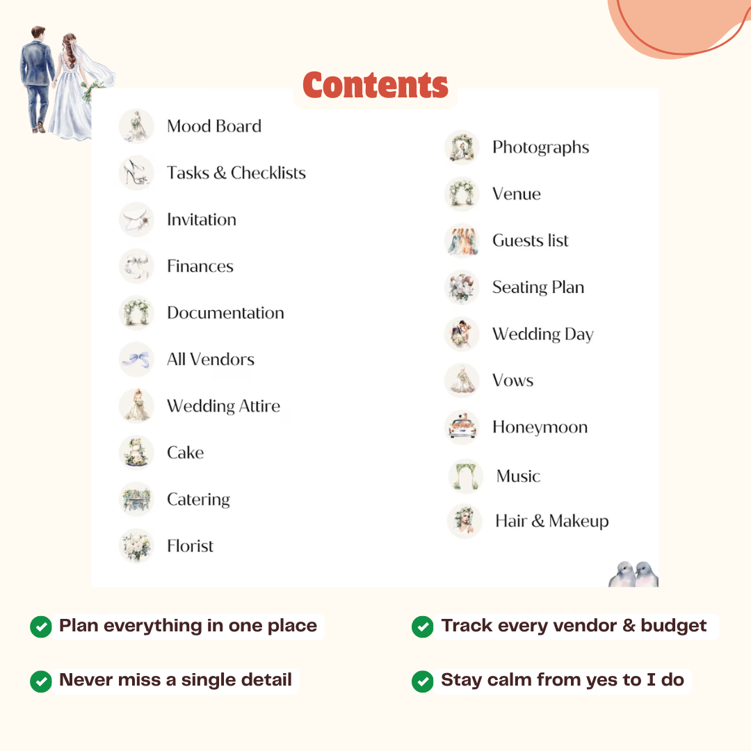 Stress-Free Wedding Bundle | Plan Your Entire Wedding Without the Overwhelm