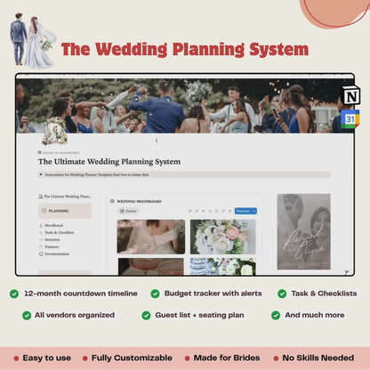 Stress-Free Wedding Bundle | Plan Your Entire Wedding Without the Overwhelm